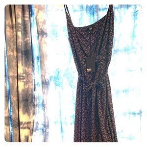 Faux-Wrap Full Length PAIGE dress NWT